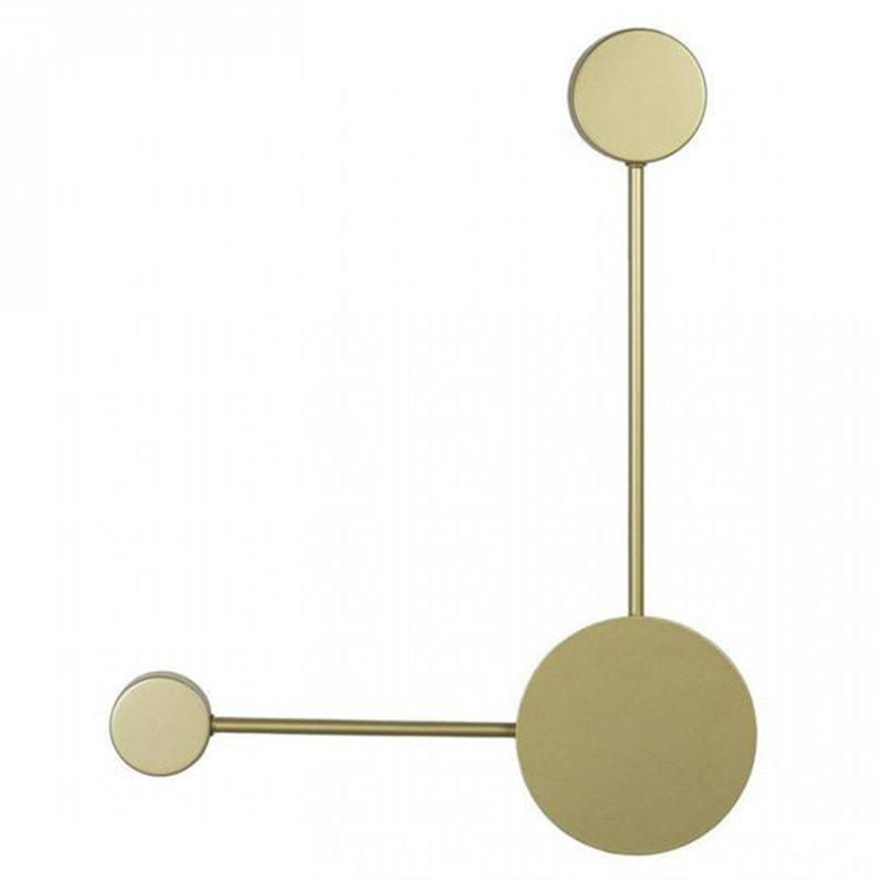 Бра Лофт Vibia Pin Wall Light 2 плафона Золотой матовый цвет матовое золото Бра Лофт Vibia Pin Wall Light 2 плафона Золотой матовый цвет матовое золото в Рязани | Loft Concept