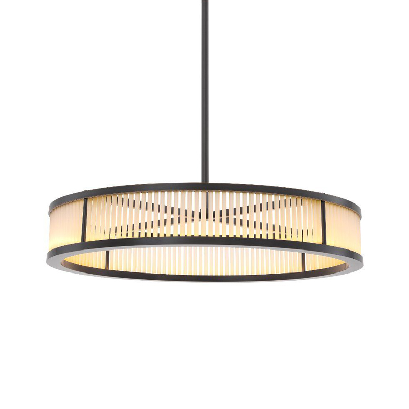 Люстра Eichholtz Chandelier Thibaud S Bronze Темная бронза Белое матовое стекло Люстра Eichholtz Chandelier Thibaud S Bronze Темная бронза Белое матовое стекло в Рязани | Loft Concept