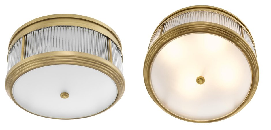 Потолочный светильник Ceiling Lamp Rousseau Antique brass Потолочный светильник Ceiling Lamp Rousseau Antique brass - Loft-Concept в Рязани