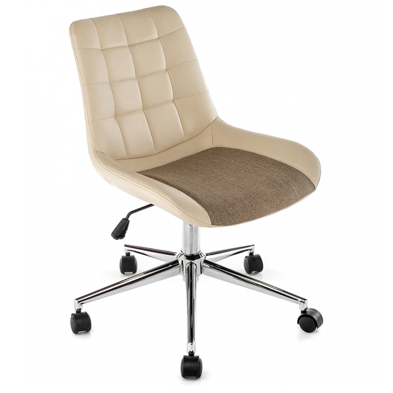 Офисное кресло Nikander beige Бежевый Хром Офисное кресло Nikander beige Бежевый Хром в Рязани | Loft Concept
