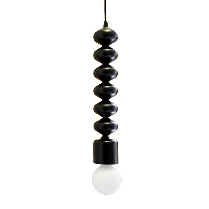 Подвесной светильник металлический черный Spherical Beads Black Черный Подвесной светильник металлический черный Spherical Beads Black Черный в Рязани | Loft Concept
