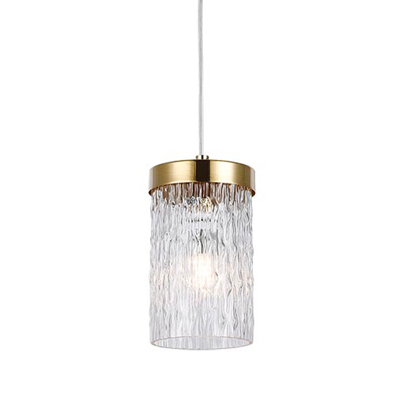 Подвесной светильник Estebe Gold Glass Hanging Lamp Золотой Прозрачный Подвесной светильник Estebe Gold Glass Hanging Lamp Золотой Прозрачный в Рязани | Loft Concept