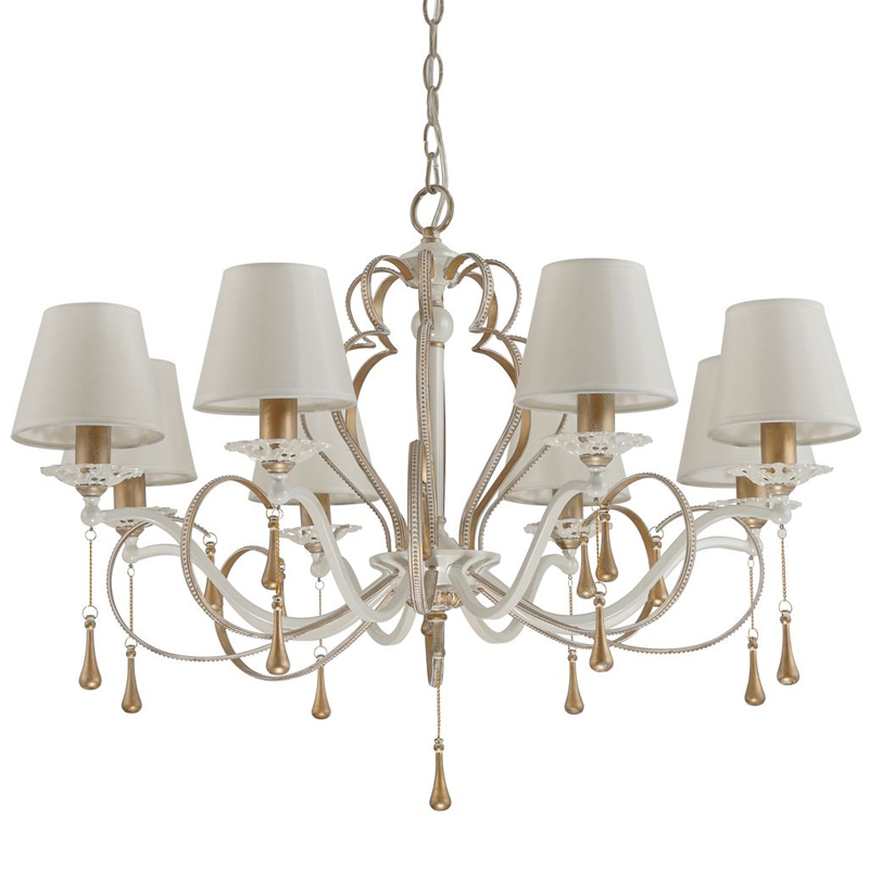 Люстра Batiste Chandelier 80 Золотой Белый Люстра Batiste Chandelier 80 Золотой Белый в Рязани | Loft Concept