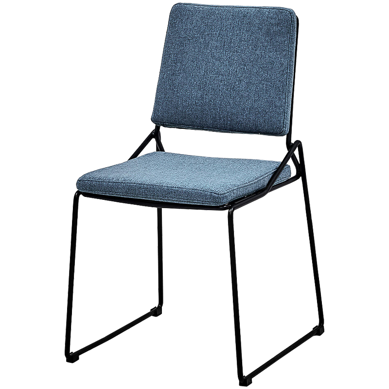 Стул Diglan Stool Светло-синий Черный Стул Diglan Stool Светло-синий Черный в Рязани | Loft Concept