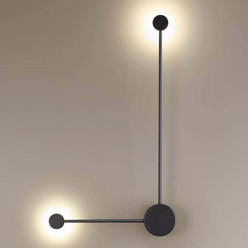Бра Pin Wall Light Black Angle Черный Бра Pin Wall Light Black Angle Черный в Рязани | Loft Concept