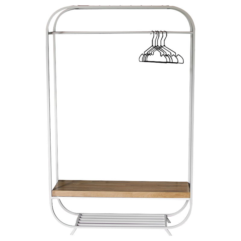 Рейл Lucco Industrial Metal Rust Clothes Rail Древесина Белый Рейл Lucco Industrial Metal Rust Clothes Rail Древесина Белый в Рязани | Loft Concept