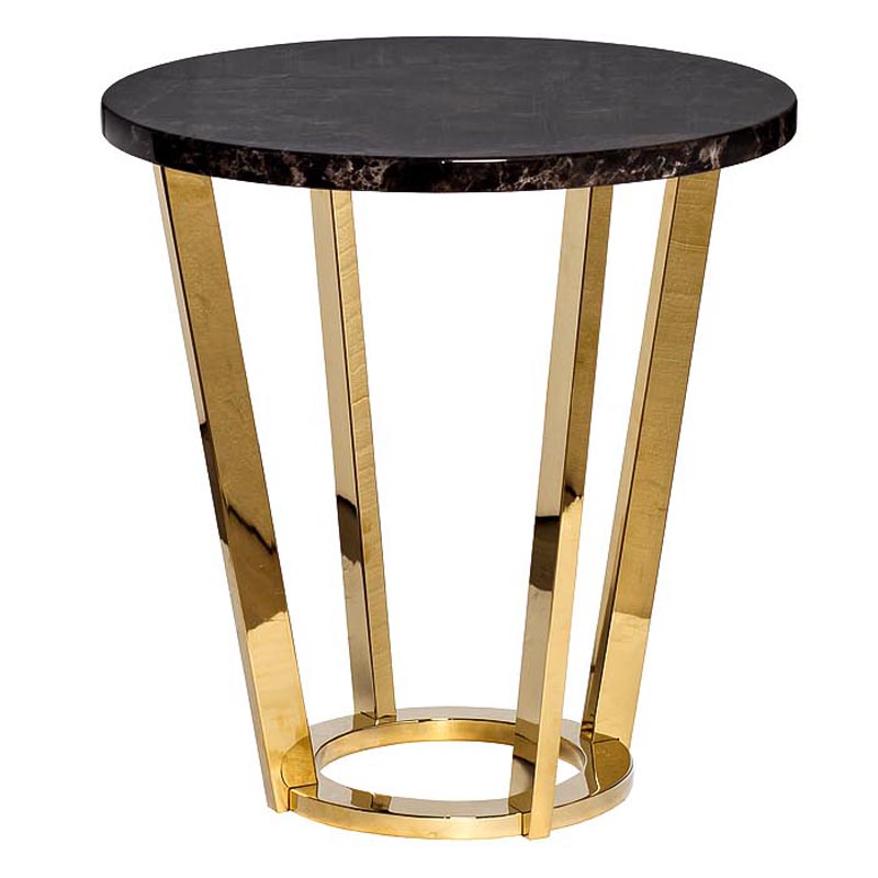 Приставной стол Serker Side Table Золотой Приставной стол Serker Side Table Золотой в Рязани | Loft Concept