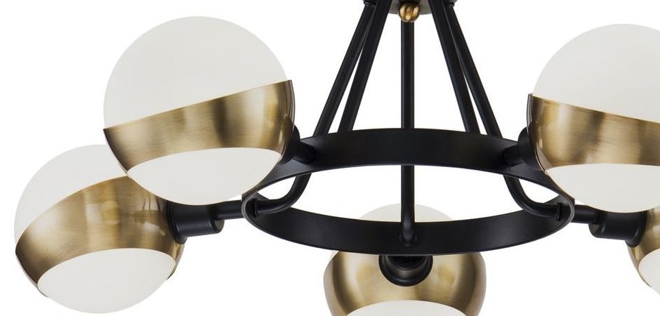 Люстра Hold Ball Brass Chandelier 5 Люстра Hold Ball Brass Chandelier 5 - Loft-Concept в Рязани