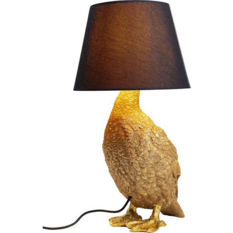 Настольная лампа A bird in ambush Черный Золотой Настольная лампа A bird in ambush Черный Золотой в Рязани | Loft Concept