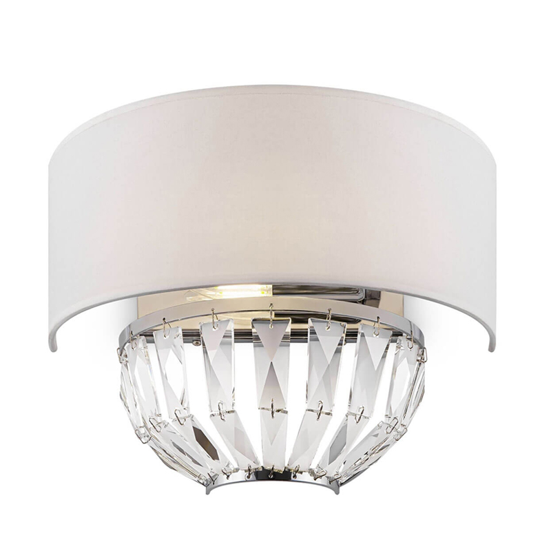 Бра Odarnat Lighting Sconce chrome Белый Хром в Рязани | Loft Concept 