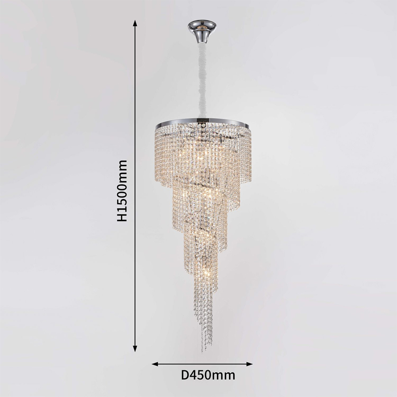 Хрустальная люстра Crystal Art Nickel D45 см Хрустальная люстра Crystal Art Nickel D45 см в Рязани