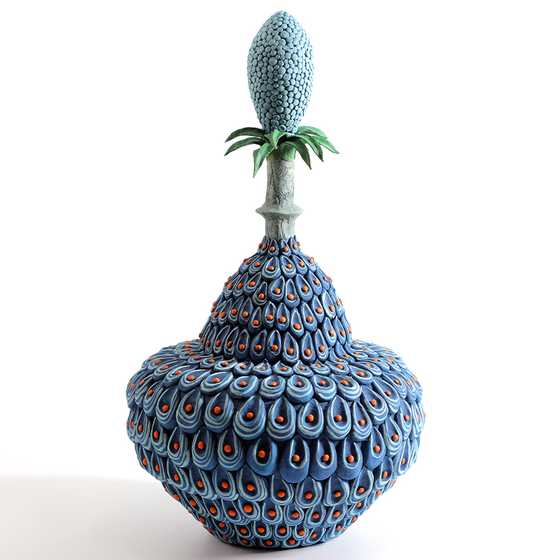 Статуэтка тропический фрукт Pandora Tropical Blue Orange Fruit Голубой Мульти Статуэтка тропический фрукт Pandora Tropical Blue Orange Fruit Голубой Мульти в Рязани | Loft Concept
