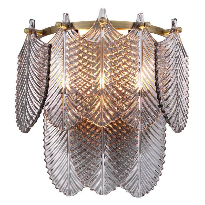 Бра Eichholtz Wall Lamp Verbier smoke Стекло Смок Латунь Бра Eichholtz Wall Lamp Verbier smoke Стекло Смок Латунь в Рязани | Loft Concept