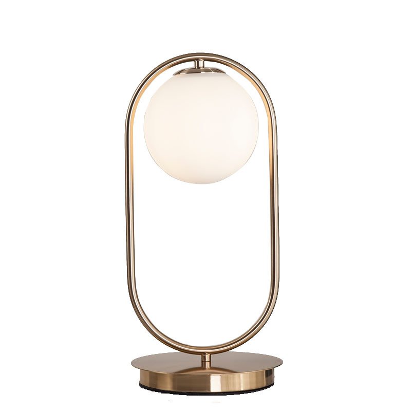Настольная лампа CORDA TABLE LAMP Белый Латунь Настольная лампа CORDA TABLE LAMP Белый Латунь в Рязани | Loft Concept
