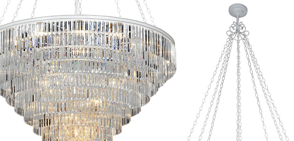 Большая Многоярусная люстра ODEON CLEAR GLASS 11-TIER диаметр 160 см Большая Многоярусная люстра ODEON CLEAR GLASS 11-TIER диаметр 160 см - Loft-Concept в Рязани