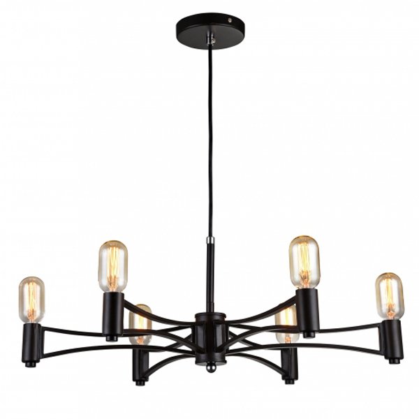 Люстра Loft Droplet Chandelier 6 Черный Люстра Loft Droplet Chandelier 6 Черный в Рязани | Loft Concept