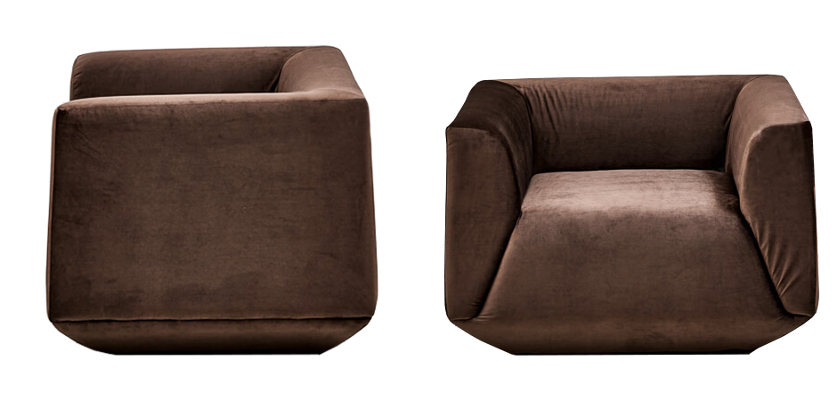 Armchair Cube Brown Большое Кресло Куб Armchair Cube Brown Большое Кресло Куб - Loft-Concept в Рязани