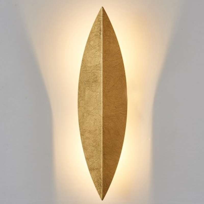 Art Deco Leaf Wall Lamp Gold Золотой Art Deco Leaf Wall Lamp Gold Золотой в Рязани | Loft Concept