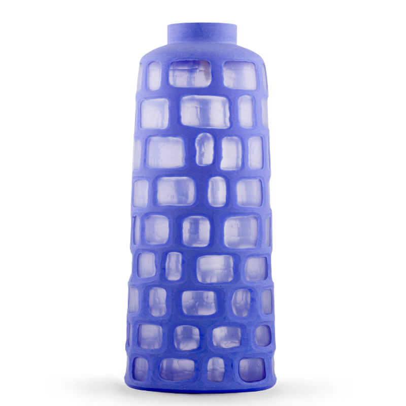 Ваза Blue Cells Vase Светло-синий Прозрачный в Рязани | Loft Concept 