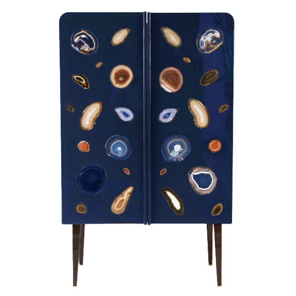 Patrick Naggar Gem Cabinet шкаф украшенный агатами Коричневый Шоколад (Chocolate) Patrick Naggar Gem Cabinet шкаф украшенный агатами Коричневый Шоколад (Chocolate) в Рязани | Loft Concept