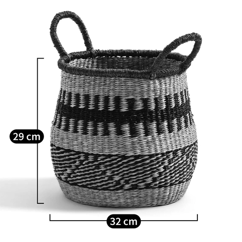 Круглая плетеная корзина Oyana Wicker Basket Круглая плетеная корзина Oyana Wicker Basket в Рязани