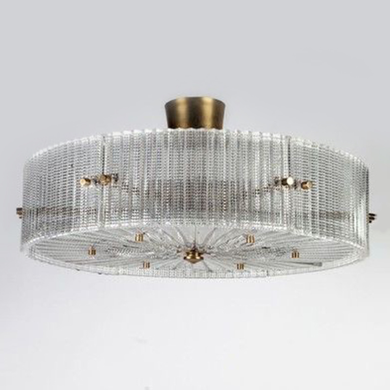 Потолочный светильник Cillian Ceiling Lamp Латунь Прозрачный Потолочный светильник Cillian Ceiling Lamp Латунь Прозрачный в Рязани | Loft Concept