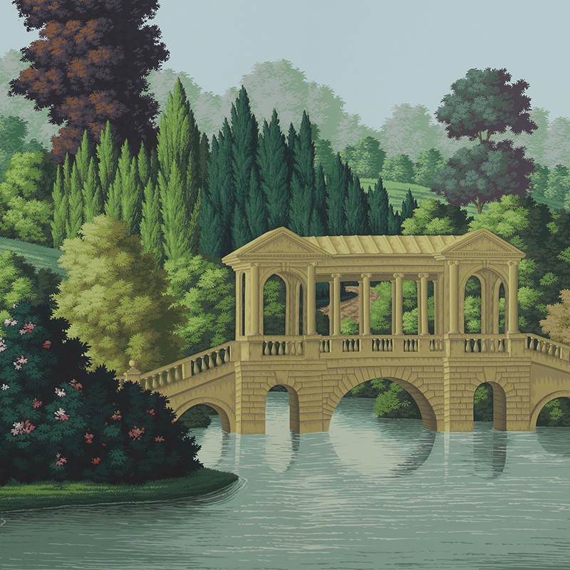 Обои ручная роспись English Landscape Gainsborough on scenic paper Обои ручная роспись English Landscape Gainsborough on scenic paper в Рязани | Loft Concept