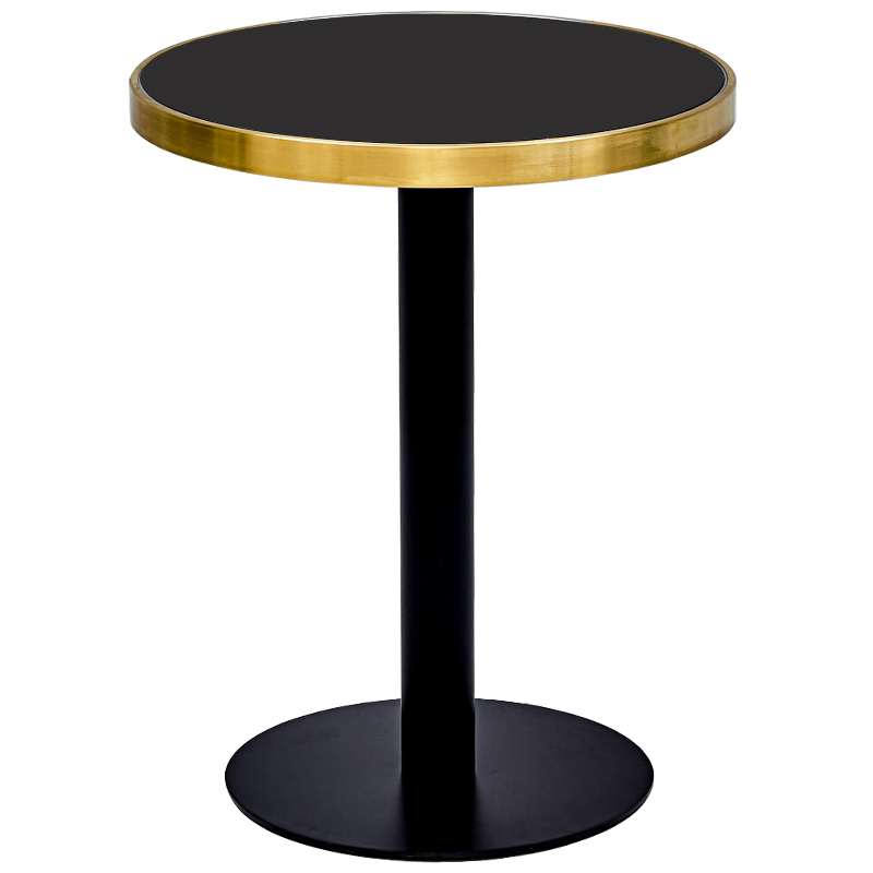 Обеденный стол Tadeo Dinner Table Глянцевое золото Черный Обеденный стол Tadeo Dinner Table Глянцевое золото Черный в Рязани | Loft Concept