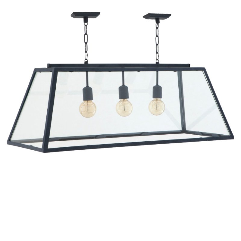 Люстра Lamp Harpers L Прозрачное Стекло Цинк в Рязани | Loft Concept 