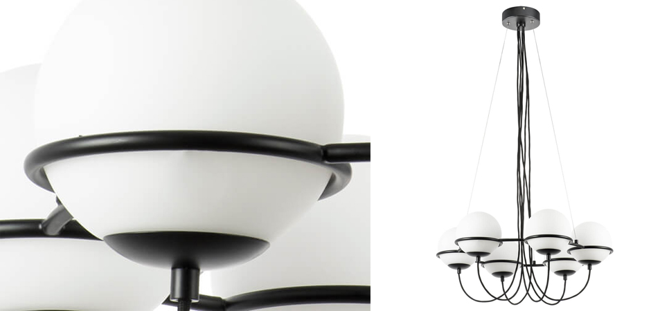 Люстра Melissa Chandelier Black 6 Люстра Melissa Chandelier Black 6 - Loft-Concept в Рязани