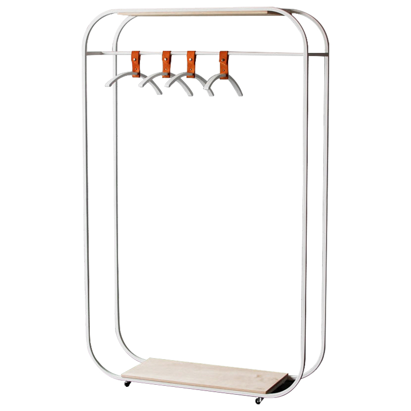 Рейл Austen Industrial Metal Rust Clothes Rail Древесина Белый Рейл Austen Industrial Metal Rust Clothes Rail Древесина Белый в Рязани | Loft Concept