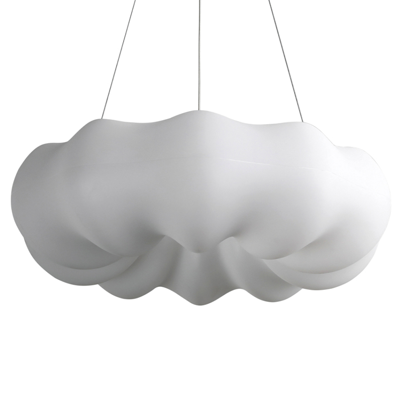 Подвесной светильник светодиодный из стали с пультом Cloudy Light White Белый Подвесной светильник светодиодный из стали с пультом Cloudy Light White Белый в Рязани | Loft Concept