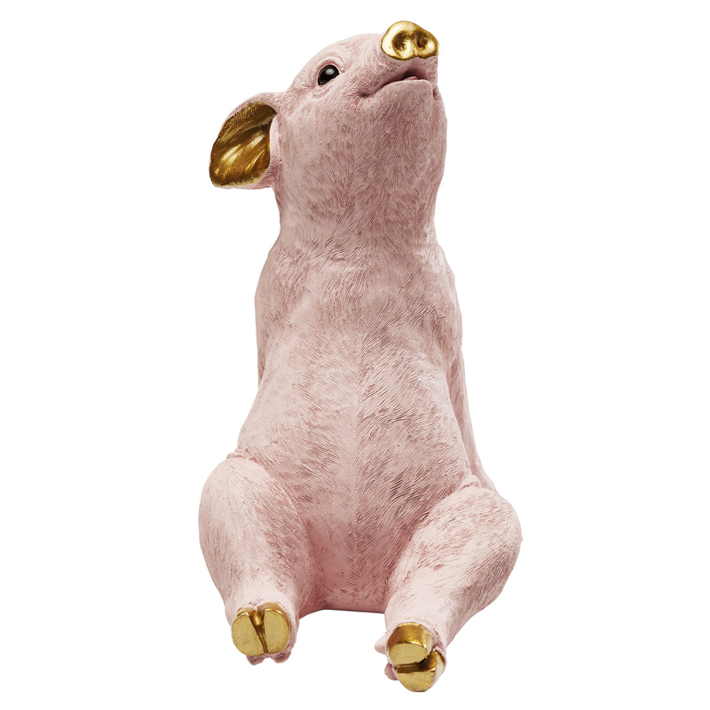 Статуэтка Funny Animals Pig Розовый Золотой Статуэтка Funny Animals Pig Розовый Золотой в Рязани | Loft Concept