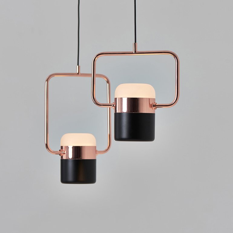 Люстра Seeddesign Ling P1 Black Черный Медь в Рязани | Loft Concept 