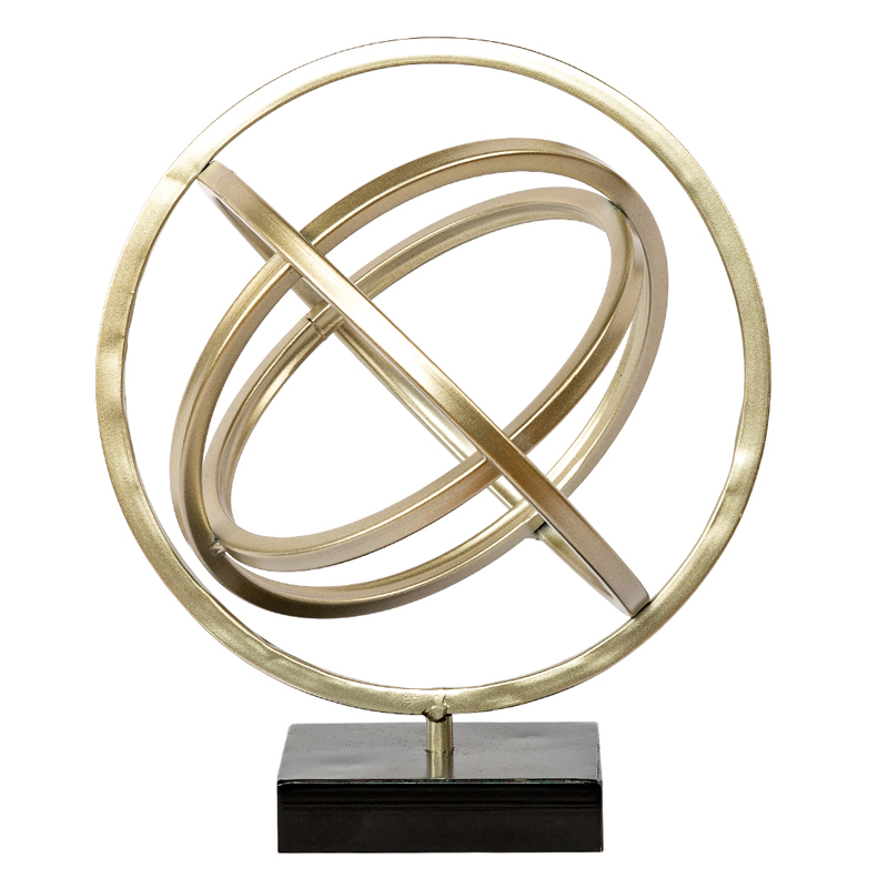 Статуэтка Sphere Sundial silver Черный Серебряный Статуэтка Sphere Sundial silver Черный Серебряный в Рязани | Loft Concept