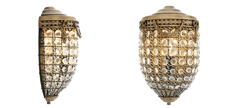 Бра Eichholtz Wall Lamp Emperor Brass - Loft-Concept в Рязани