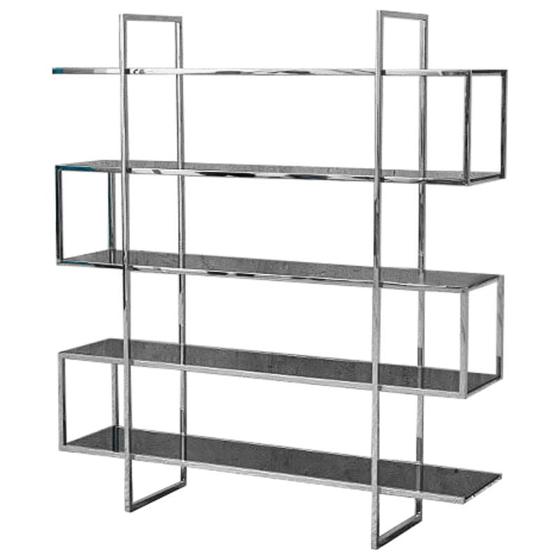 Стеллаж Maze Rack Прозрачный черный Хром Стеллаж Maze Rack Прозрачный черный Хром в Рязани | Loft Concept