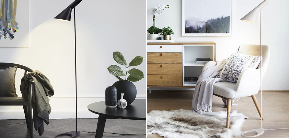 Торшер AJ Floor Lamp Black Торшер AJ Floor Lamp Black - Loft-Concept в Рязани