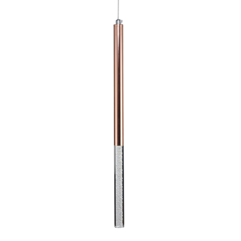 Подвесной светильник Trumpet tube boiling pink gold Розовое золото Прозрачный Подвесной светильник Trumpet tube boiling pink gold Розовое золото Прозрачный в Рязани | Loft Concept