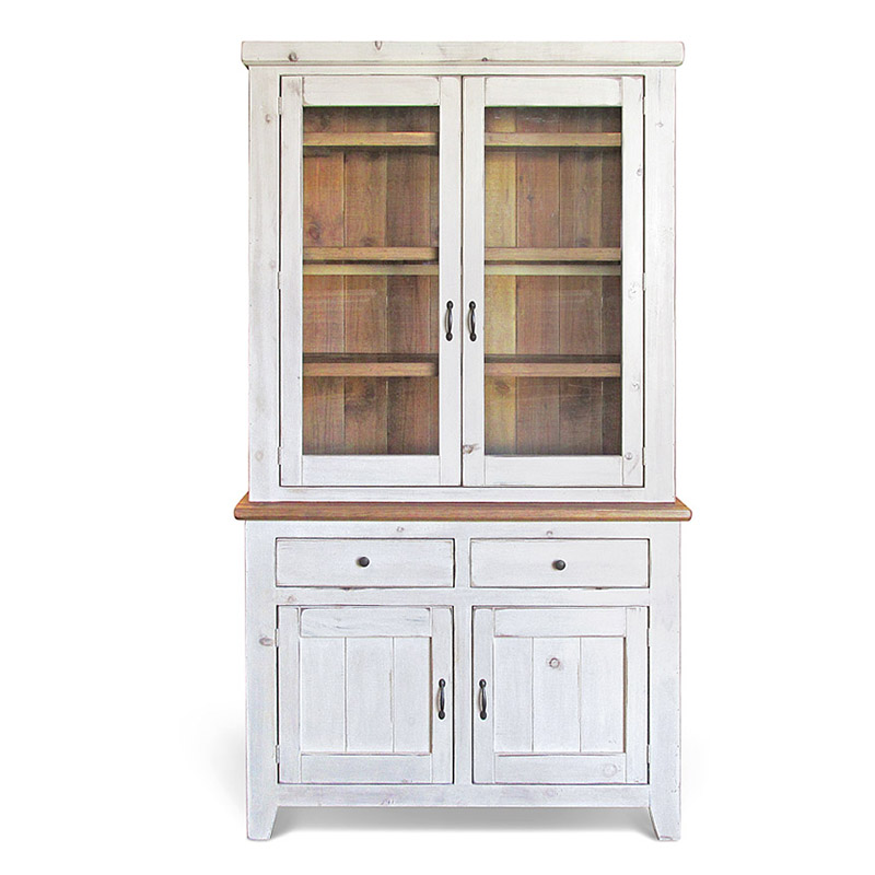 Шкаф Lettera Provence HARMONIE Glass Door Белый Древесина Шкаф Lettera Provence HARMONIE Glass Door Белый Древесина в Рязани | Loft Concept