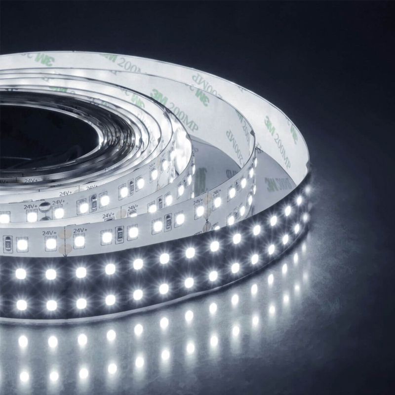 Светодиодная лента 38W/m 240Led/m 2835SMD холодный белый Белый в Рязани | Loft Concept 