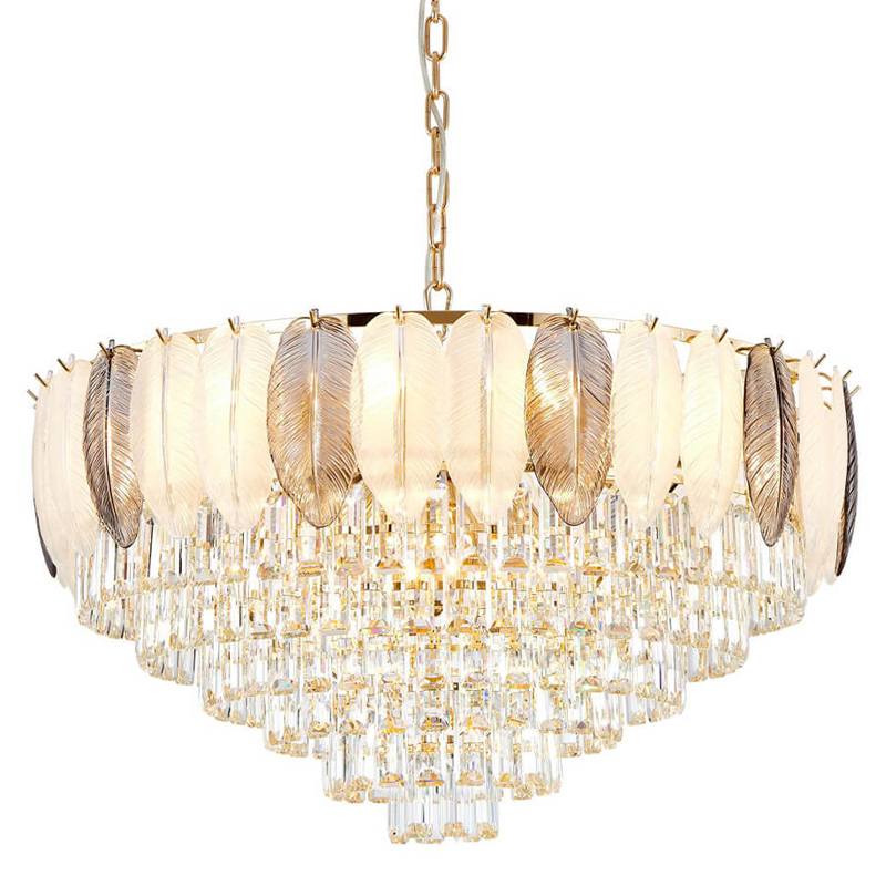 Люстра Crystal in Petals Chandelier 79 Глянцевое золото Люстра Crystal in Petals Chandelier 79 Глянцевое золото в Рязани | Loft Concept