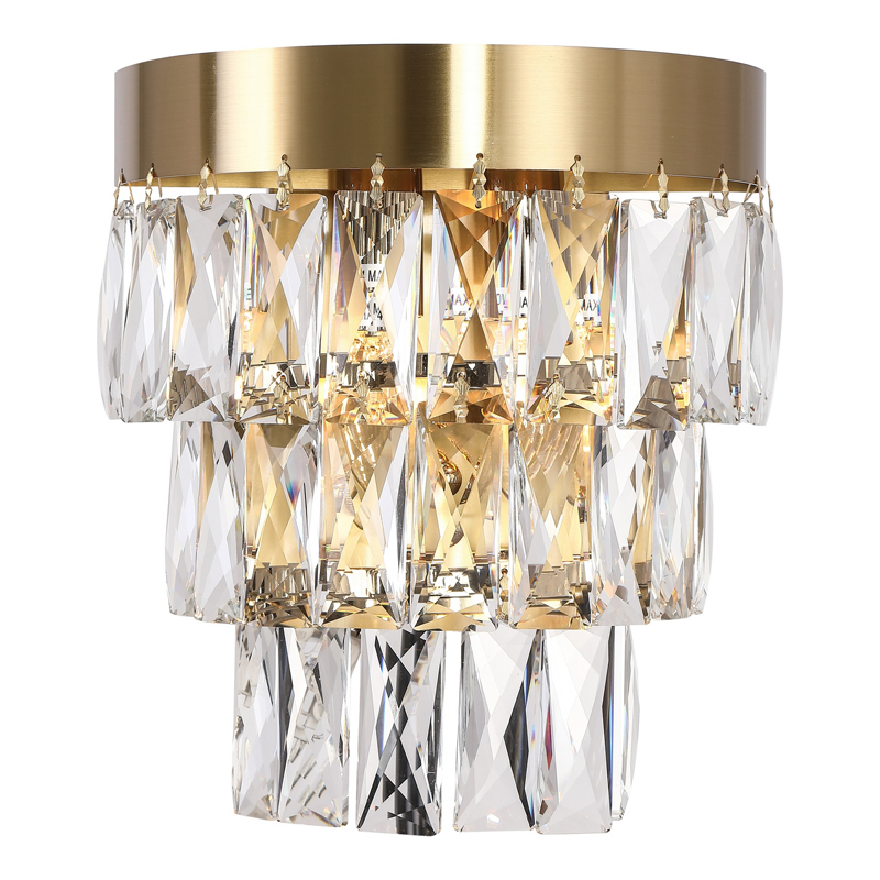 Бра Lunet Sconce Глянцевое золото Прозрачный Бра Lunet Sconce Глянцевое золото Прозрачный в Рязани | Loft Concept