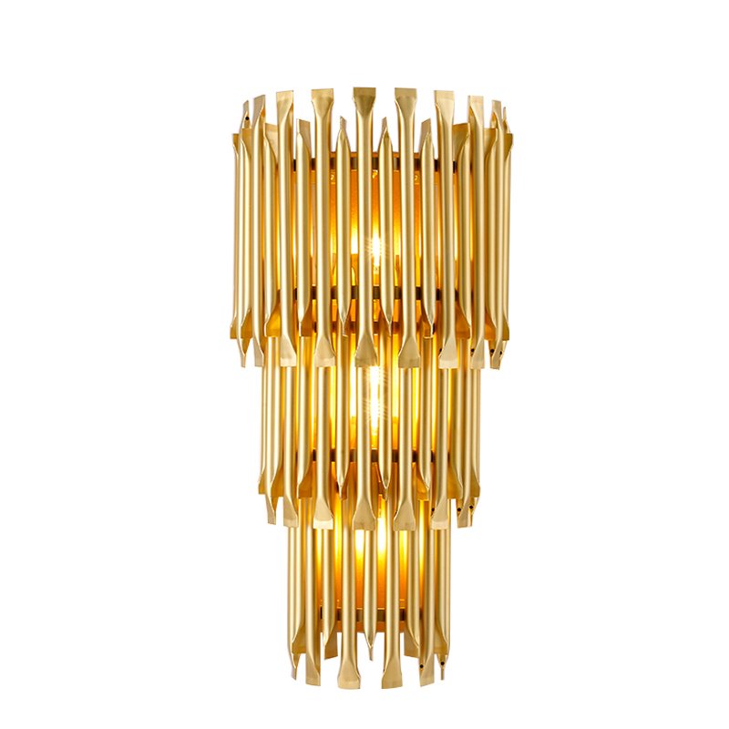 Бра MATHENY III WALL LAMP by DELIGHTFULL Gold Глянцевое золото матовое золото Бра MATHENY III WALL LAMP by DELIGHTFULL Gold Глянцевое золото матовое золото в Рязани | Loft Concept