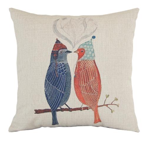 Подушка birds 4 Мульти Подушка birds 4 Мульти в Рязани | Loft Concept
