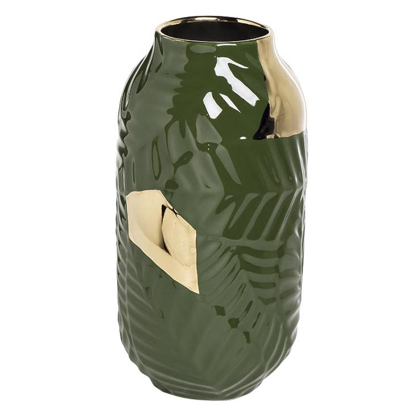 Ваза Arvid Vase Золотой Зеленый Ваза Arvid Vase Золотой Зеленый в Рязани | Loft Concept