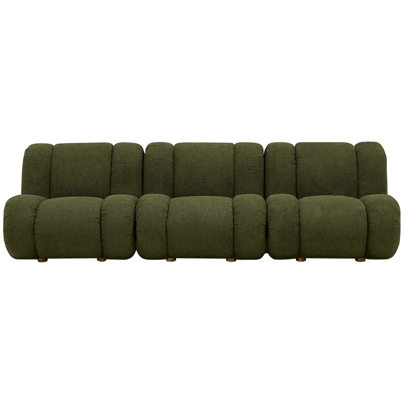 Модульный диван Erasmus Modular Sofa Green Зеленый Коричневый Модульный диван Erasmus Modular Sofa Green Зеленый Коричневый в Рязани | Loft Concept