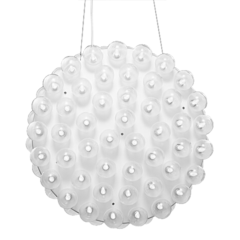 Люстра Gabrielle Circle Chandeliers Белый Прозрачный в Рязани | Loft Concept 