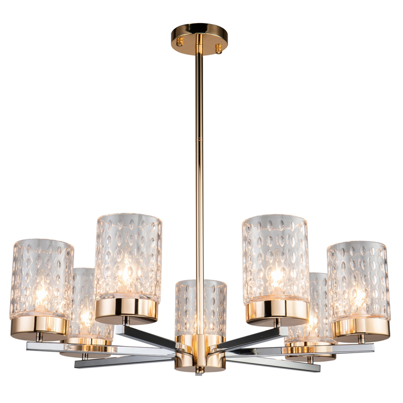 Люстра Didian Chandelier 80 Глянцевое золото Хром Прозрачный Люстра Didian Chandelier 80 Глянцевое золото Хром Прозрачный в Рязани | Loft Concept