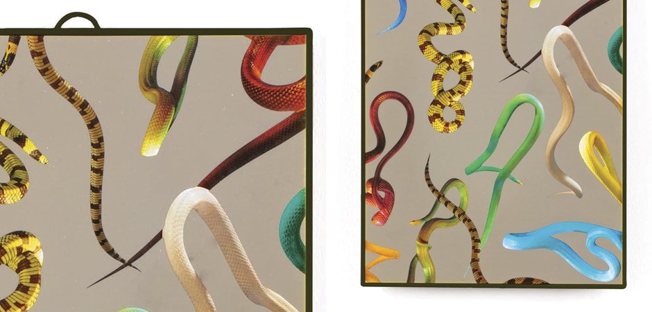 Зеркало Seletti Mirror Medium Snakes Зеркало Seletti Mirror Medium Snakes - Loft-Concept в Рязани